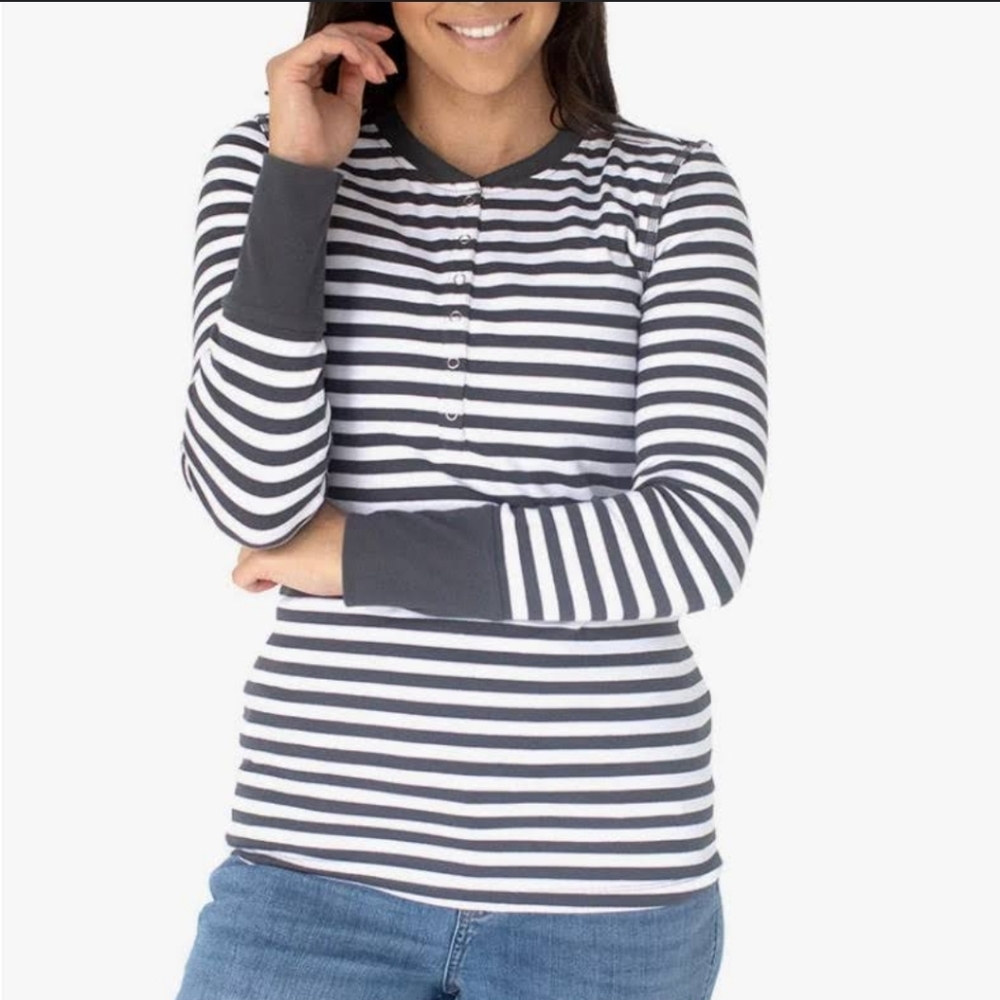 Kindred Bravely Nursing & Maternity Organic Cotton Long Sleeve Shirt